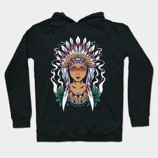 Indian nature girl Hoodie